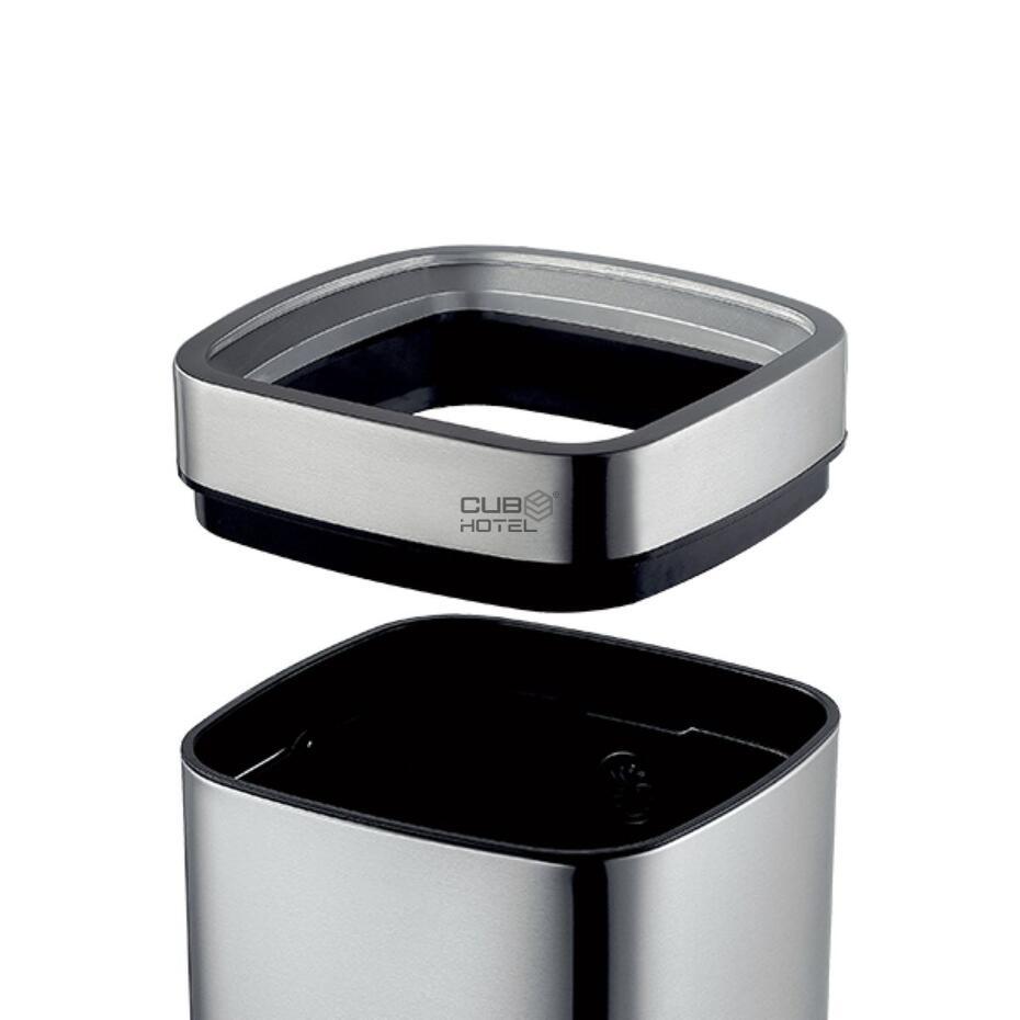 Balde Inox Mate 12 Litros Anti Dedada